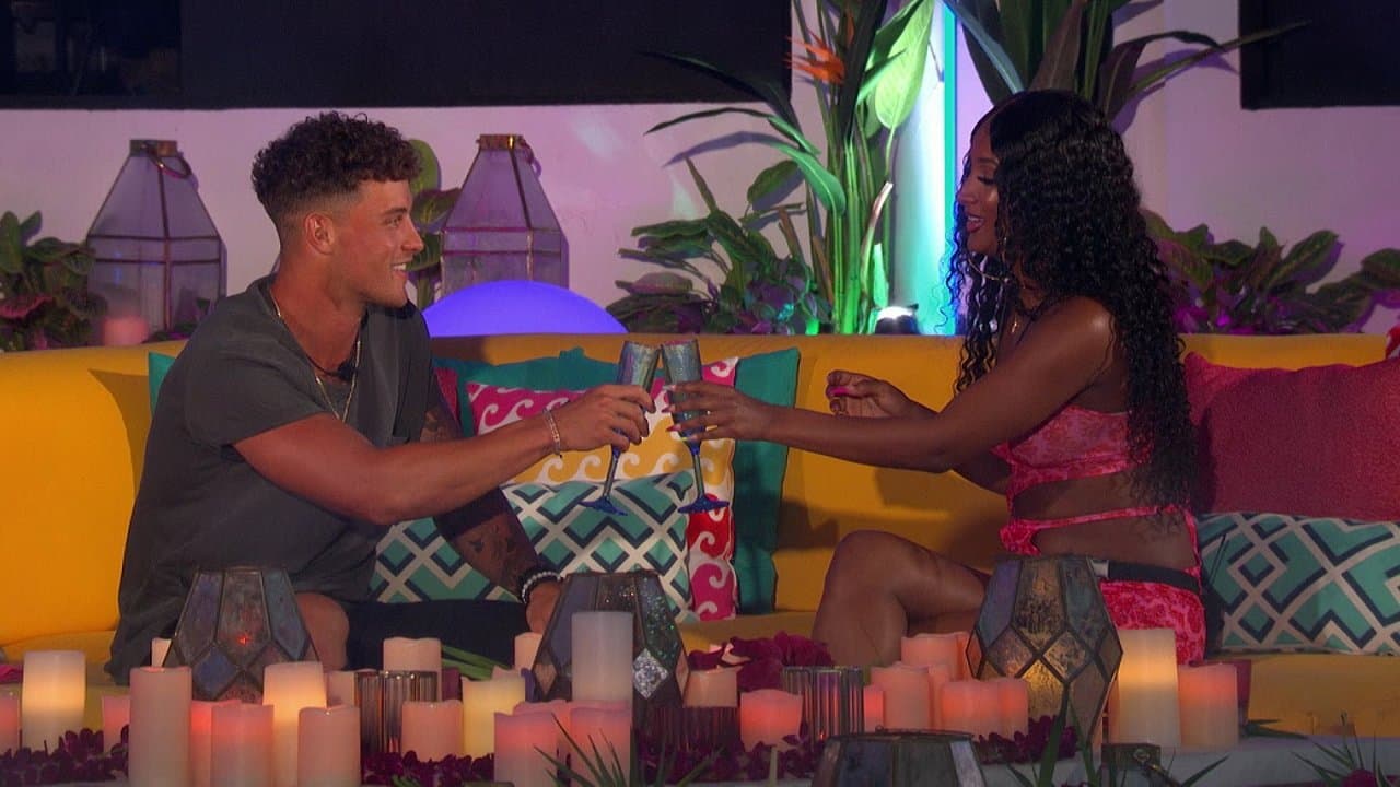 Love Island backdrop
